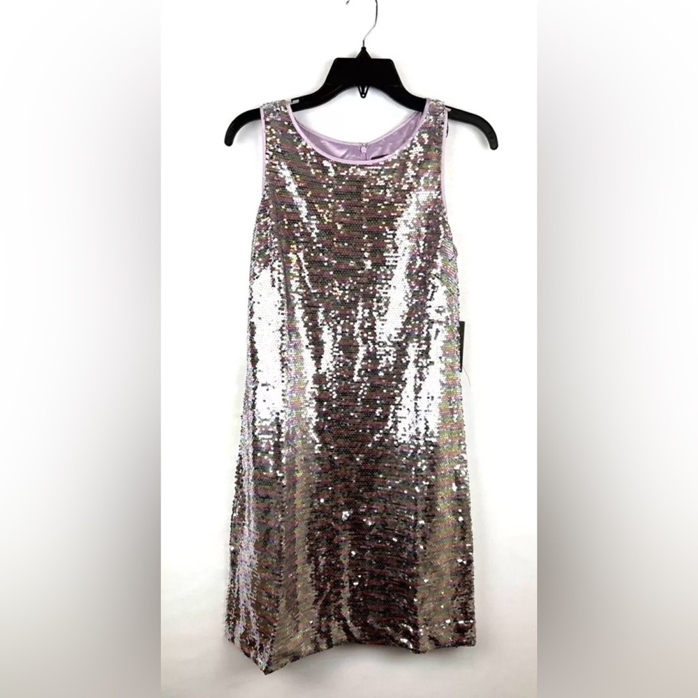 Vince Camuto Womens Sequined Mini Body Dress Size 8